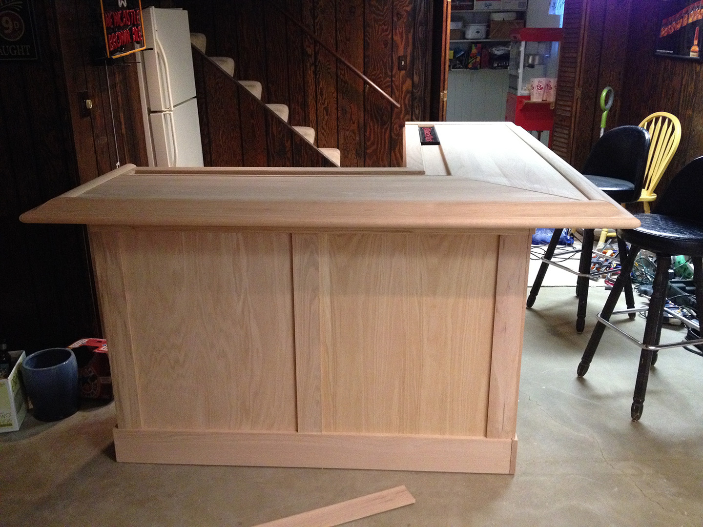 DIY How To Build Your Own Oak Home Bar John Everson