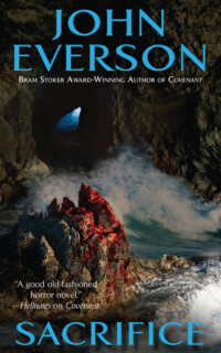 <center><strong>SACRIFICE<br>(Leisure Books)<br>2009</strong><br>
They're coming. A race of sadistic spirits known as the Curburide are about to arrive in our world, bringing horrors beyond imagination. Can Joe, who has seen the demons before, and Alex, a burgeoning witch, stop them before it's too late?<br>
<a href="https://www.johneverson.com/books/sacrifice/">~ Read More ~</a.></center> Sacrifice by John Everson