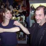 John Everson with Amber Benson